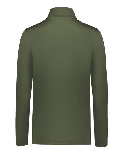 Holloway Women's CoolCore® Quarter-Zip Pullover 222340 #color_Olive