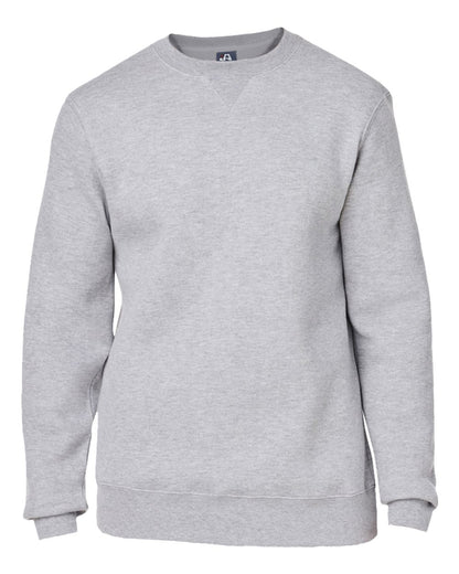 J. America Unisex Premium Fleece Crewneck Sweatshirt 8424 #color_Oxford