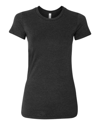 BELLA + CANVAS Women's Slim Fit Tee 6004 #color_Black Heather