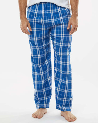 Boxercraft Men's Harley Flannel Pants BM6624 #colormdl_Royal/ Silver Plaid