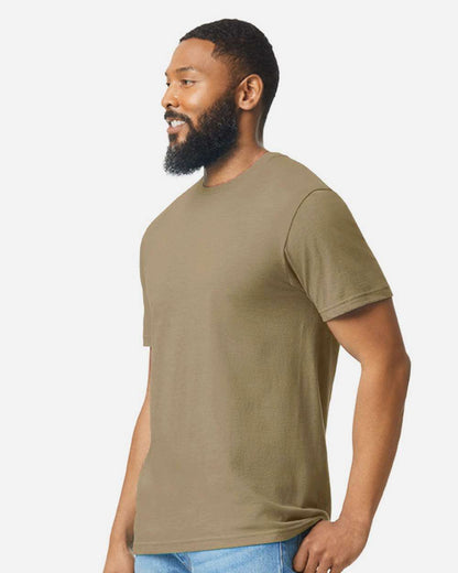 Gildan Unisex Softstyle® CVC T-Shirt 64000CVC #colormdl_Dune Mist