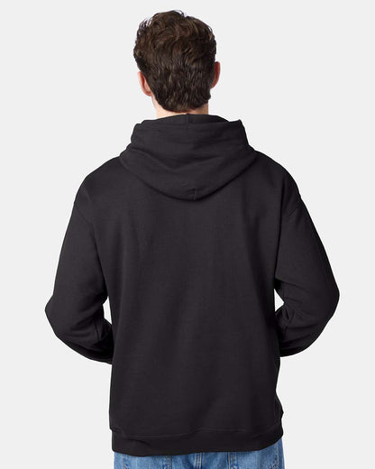 Hanes Unisex EcoSmart® Hooded Sweatshirt P170 #colormdl_Black