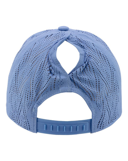 Infinity Her Women's Perforated Performance Cap GABY #color_Periwinkle/ Floral