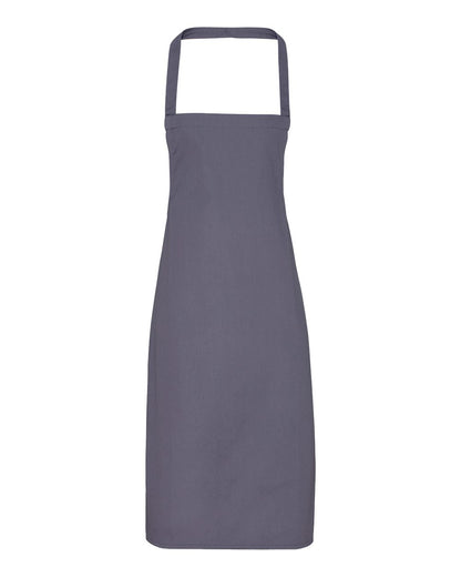 Artisan Collection by Reprime Organic Cotton Bib Apron RP102 #color_Dark Grey
