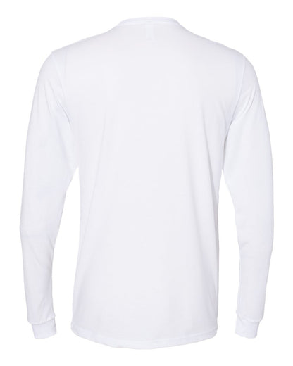 Next Level Sueded Long Sleeve T-Shirt 6411 #color_White