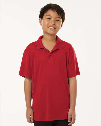 AllPro Youth Pro-Lock Performance Polo 41800Y #colormdl_Red