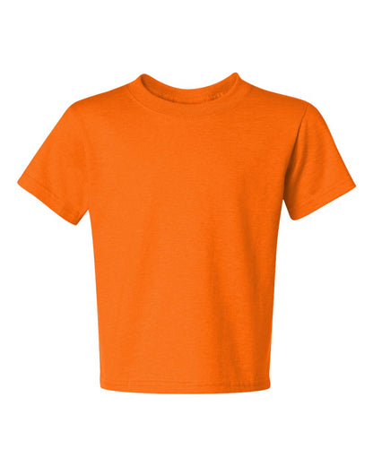 JERZEES Youth Dri-Power® 50/50 T-Shirt 29BR #color_Safety Orange