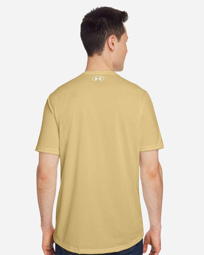 Under Armour Men's Team Tech™ T-Shirt 1376842 #colormdl_Team Vegas Gold/ White