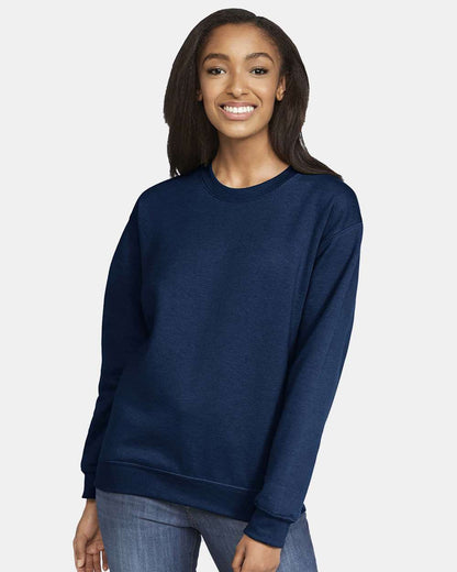 Gildan Unisex Softstyle® Midweight Crewneck Sweatshirt SF000 #colormdl_Navy