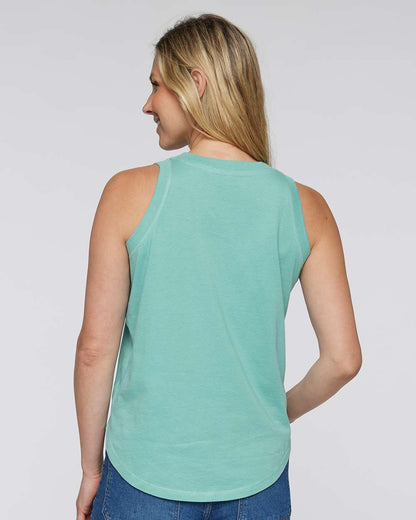 LAT Women's Relaxed Fine Jersey Tank 3592 #colormdl_Saltwater