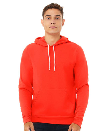 BELLA + CANVAS Sponge Fleece Hoodie 3719 #colormdl_Poppy