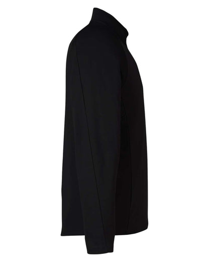 CORE365 Men's Origin Performance Pique Quarter-Zip Pullover CE418 #color_Black/ Carbon