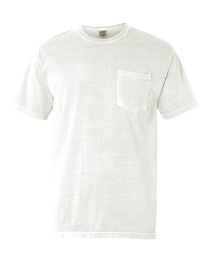 Comfort Colors Unisex Garment-Dyed Heavyweight Pocket T-Shirt 6030 #color_White