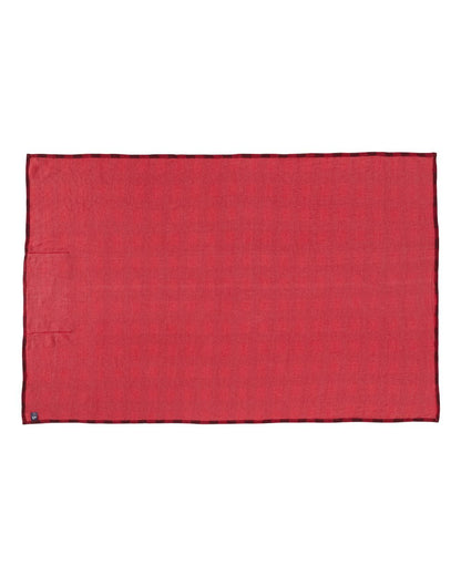 J. America Triblend Fleece Blanket 8852 #color_Red Buffalo Triblend