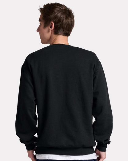 JERZEES Unisex Ultimate CVC Crewneck Sweatshirt IC48MR #colormdl_Black Ink