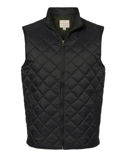 Weatherproof Men's Vintage Diamond Quilted Vest 207359 #color_Black