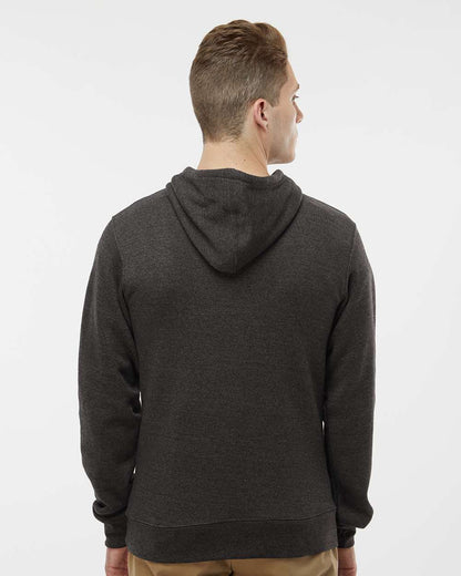 J. America Men's Cloud Fleece Hooded Sweatshirt 8620 #colormdl_Charcoal Heather