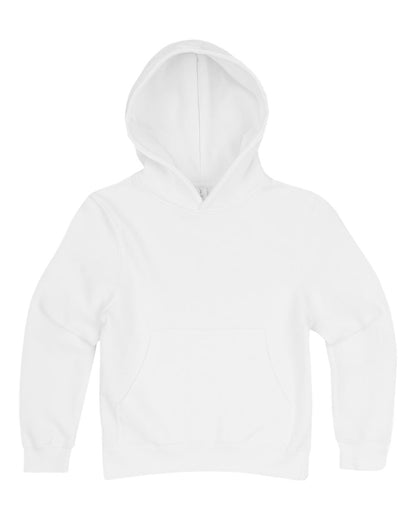 Lane Seven Youth Premium Pullover Hooded Sweatshirt LS1401Y #color_White