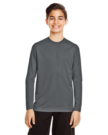 Team 365 Youth Zone Performance Long Sleeve T-Shirt TT11YL #colormdl_Sport Graphite