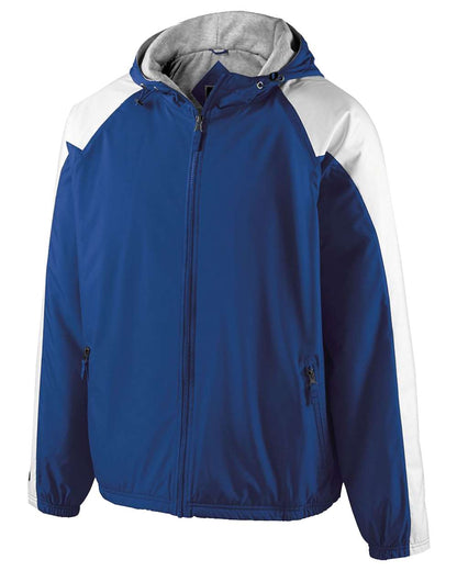 Holloway Men's Homefield Hooded Jacket 229111 #color_Royal/ White