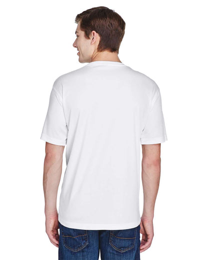 UltraClub Men's Cool & Dry Basic Performance T-Shirt 8620 #colormdl_White