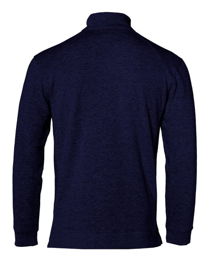 Badger FitFlex French Terry Quarter-Zip Sweatshirt 1060 #color_Navy