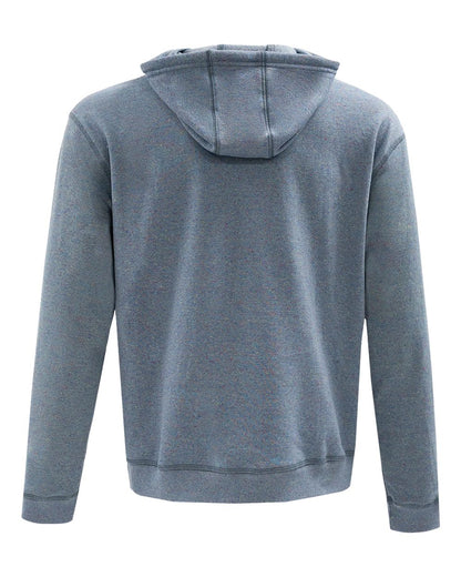 Recover Unisex Fleece Hooded Sweatshirt RC1093 #color_Blue Rainbow