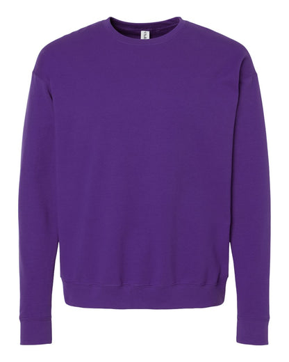 Tultex Unisex Fleece Crewneck Sweatshirt 340 #color_Purple