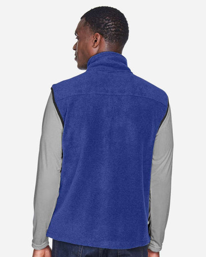 Harriton Unisex Fleece Full-Zip Vest M985 #colormdl_True Royal