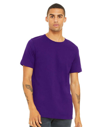 BELLA + CANVAS Jersey Tee 3001 #colormdl_Team Purple