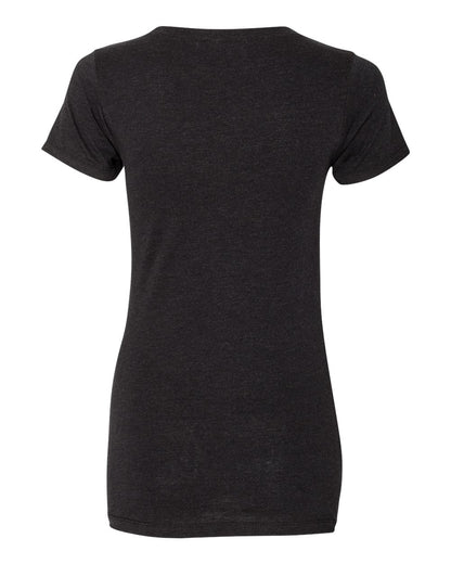 BELLA + CANVAS Women's Triblend Tee 8413 #color_Black Heather Triblend
