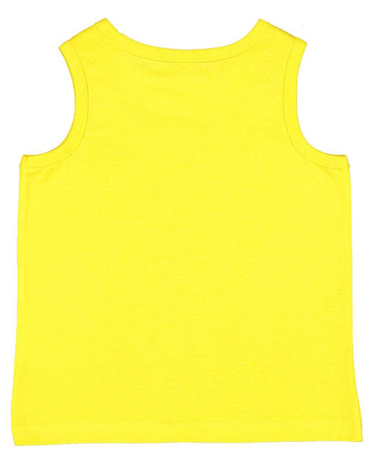 Rabbit Skins Toddler Fine Jersey Tank 3323 #color_Yellow
