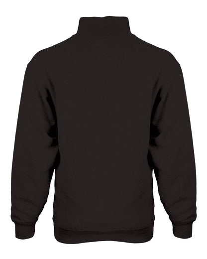 Badger Quarter-Zip Fleece Pullover 1286 #color_Black