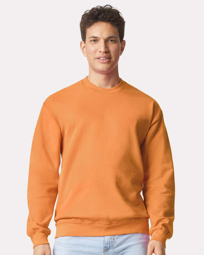 Gildan Unisex Softstyle® Midweight Crewneck Sweatshirt SF000 #colormdl_Tangerine