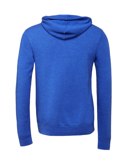 BELLA + CANVAS Sponge Fleece Full-Zip Hoodie 3739 #color_True Royal