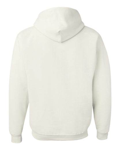 JERZEES Unisex NuBlend® Hooded Sweatshirt 996MR #color_White