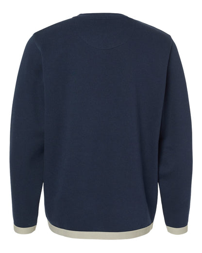LAT Unisex The Statement Fleece Crewneck Sweatshirt 6789 #color_Navy/ Titanium