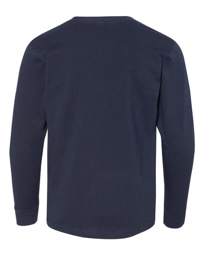 LAT Youth Fine Jersey Long Sleeve Tee 6201 #color_Navy