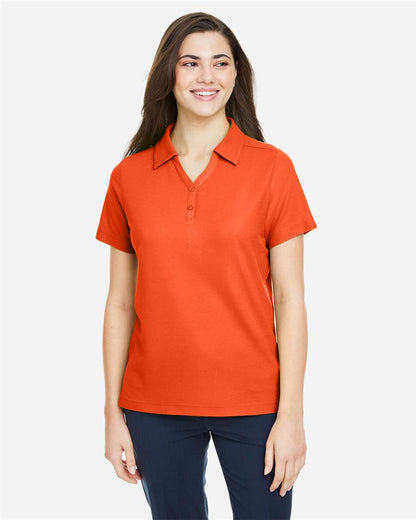 CORE365 Women's Fusion ChromaSoft™ Pique Polo CE112W #colormdl_Campus Orange