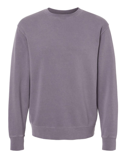 Independent Trading Co. Midweight Pigment-Dyed Crewneck Sweatshirt PRM3500 #color_Pigment Plum