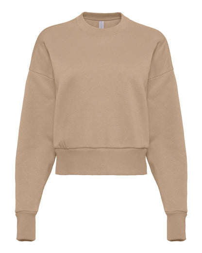 Next Level Women's Heavyweight Crewneck Sweatshirt 9087 #color_Tan