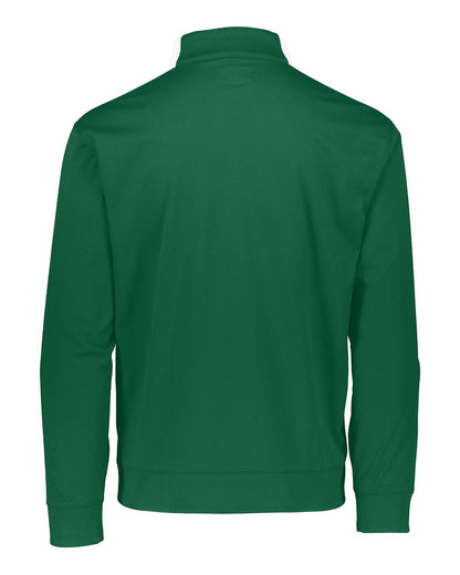 Augusta Sportswear Men's Medalitst 2.0 Quarter-Zip Pullover 4386 #color_Dark Green/ White
