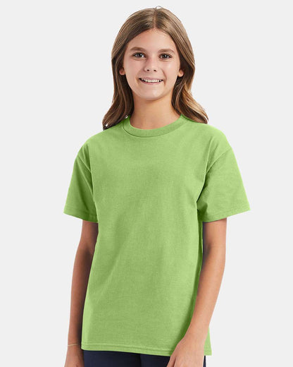 Hanes Authentic Youth T-Shirt 5450 #colormdl_Lime