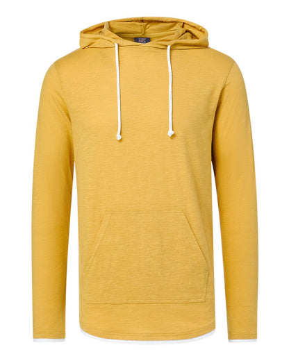 MV Sport Unisex Miles Slub Hooded Long Sleeve T-Shirt 24401 #color_Ginger