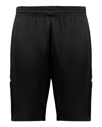 Augusta Sportswear Youth Alley-Oop Reversible Shorts 1169 #color_Black/ White