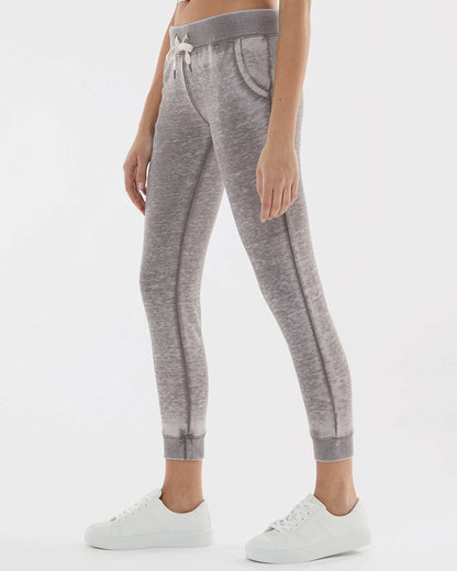J. America Women’s Vintage Zen Fleece Joggers 8944 #colormdl_Cement
