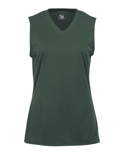 Badger Women's B-Core Sleeveless T-Shirt 4163 #color_Forest