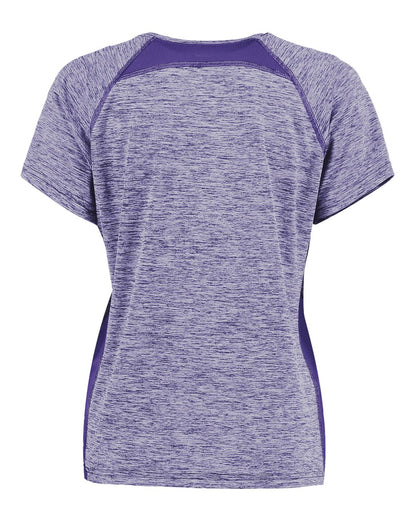 Holloway Women's Electrify CoolCore® V-Neck T-Shirt 222771 #color_Purple Heather