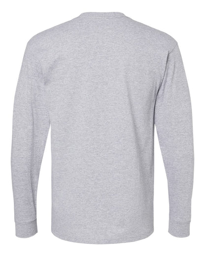 M&O Unisex Gold Soft Touch Long Sleeve T-Shirt 4820 #color_Athletic Grey