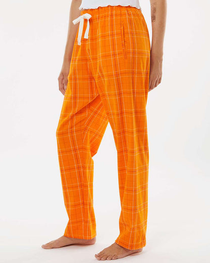 Boxercraft Women's Haley Flannel Pants BW6620 #colormdl_Orange Field Day Plaid